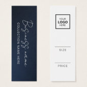 ミニマル価格つるラベルカード (正面&裏面)