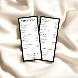 ミニマル価格リストラックカード ラックカード