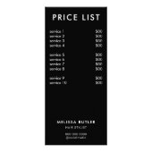 ミニマル価格表 ラックカード (正面)
