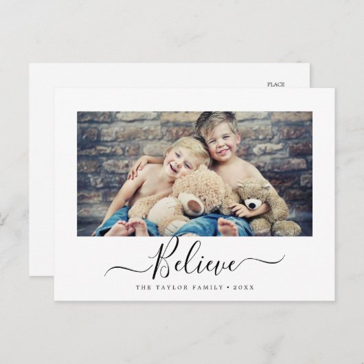 ミニマル信じスの宗教景観写真 シーズンポストカード (正面/裏面)