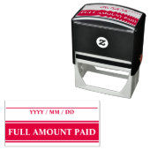 「ミニマル全額を支払う」スタンプ セルフインキングスタンプ (インサイチュ)