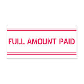 「ミニマル全額を支払う」スタンプ セルフインキングスタンプ (デザイン)