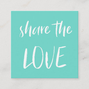 ミニマル共有ザラブ  ロイヤリティカード スクエア名刺