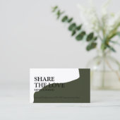 ミニマル共有ラブ紹介カード 紹介カード (スタンド正面)