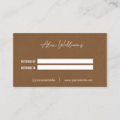 ミニマル共有ラブ紹介カード 紹介カード (裏面)