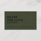 ミニマル共有ラブ紹介カード 紹介カード (正面)