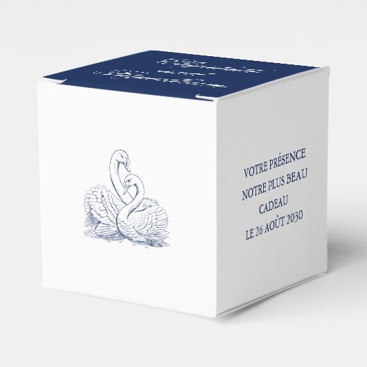 ミニマル写生ラブスワン結婚ズ フェイバーボックス (正面サイド)