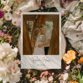 ミニマル写真のスクリプ結婚ト セーブザデート