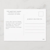 ミニマル写真の喜び シーズンポストカード (裏面)