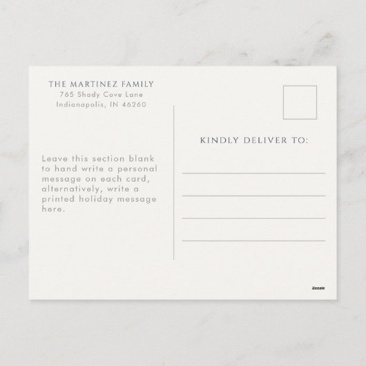 ミニマル写真の喜び シーズンポストカード (裏面)