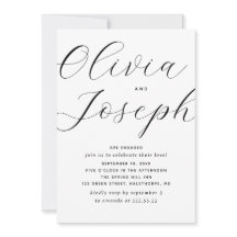 ミニマル写真の結婚婚約パーティ