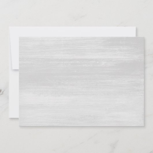 ミニマル写真オーバーレイ誕生のお知らせ 案内状 (裏面)