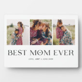 ミニマル写真コラージュお最高の母さんEver Keepsake Pl フォトプラーク (正面)