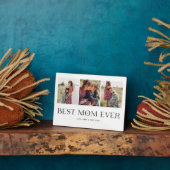 ミニマル写真コラージュお最高の母さんEver Keepsake Pl フォトプラーク (側面)