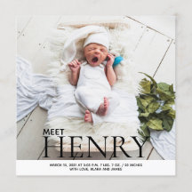 ミニマル写真コラージュ誕生発表