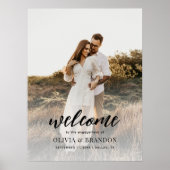 ミニマル写真スクリプト婚約パーティへようこそ ポスター (正面)