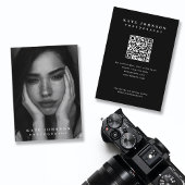 ミニマル写真フルフォトスタイリッシュ 名刺