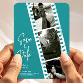 ミニマル写真ブースにデートの招待状を保存 マグネット