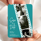 ミニマル写真ブースにデートの招待状を保存 マグネット