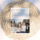 ミニマル写真モダンクリスマス シーズンカード