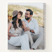 ミニマル写真予算ゲストブック ノートブック (裏面)