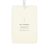 ミニマル写真全写真シンプル撮影 カーエアーフレッシュナー (裏面)