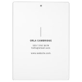 ミニマル写真全写真シンプル撮影 クリップボード (裏面)