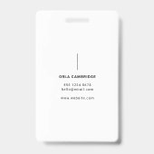 ミニマル写真全写真シンプル撮影 バッジ (裏面)