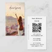 ミニマル写真全写真シンプル撮影 名刺 (正面/裏面)