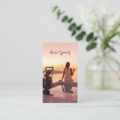 ミニマル写真全写真シンプル撮影 名刺 (スタンド正面)