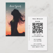 ミニマル写真全写真シンプル撮影 名刺 (正面/裏面)