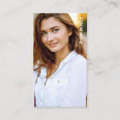 ミニマル写真全写真シンプル撮影 名刺 (正面)