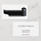 ミニマル写真写真シンプル名刺 名刺 (正面/裏面)