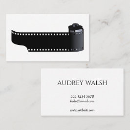 ミニマル写真写真シンプル名刺 名刺