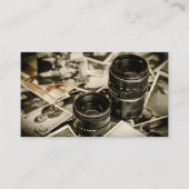 ミニマル写真写真シンプル名刺 名刺 (正面)