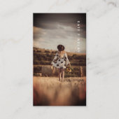 ミニマル写真写真ソーシャルメディモダンア 名刺 (正面)