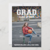 ミニマル写真卒業バーシティ発表 案内状 (正面)