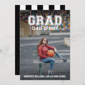 ミニマル写真卒業バーシティ発表 案内状 (正面/裏面)