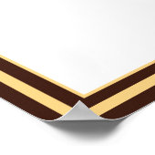 ミニマル写真卒業パーティーの署名 ポスター (角)