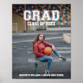 ミニマル写真卒業大学ポスターサイン ポスター (正面)