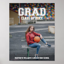 ミニマル写真卒業大学ポスターサイン ポスター