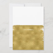 ミニマル写真卒業発表カード 案内状 (裏面)