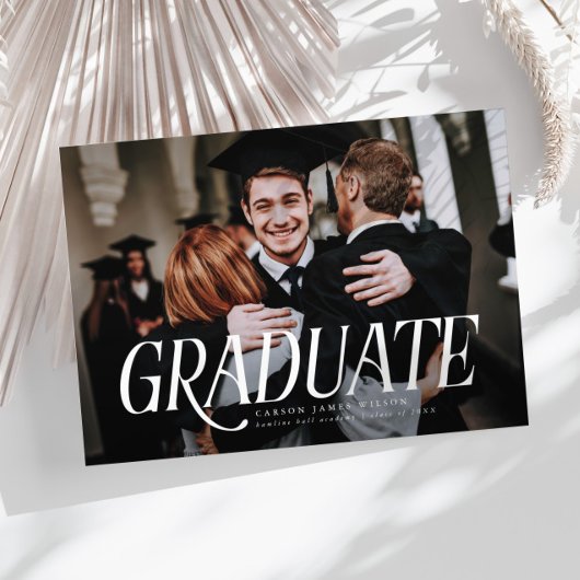 ミニマル写真卒業発表 招待状