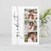 ミニマル写真卒業発表 招待状 (スタンド正面)