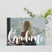 ミニマル写真卒業発表 案内状 (スタンド正面)