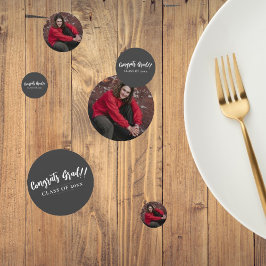 ミニマル写真卒業 |グレーテーブル コンフェッティ