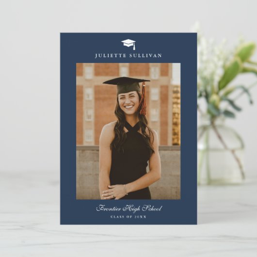 ミニマル写真卒業 招待状 (スタンド正面)