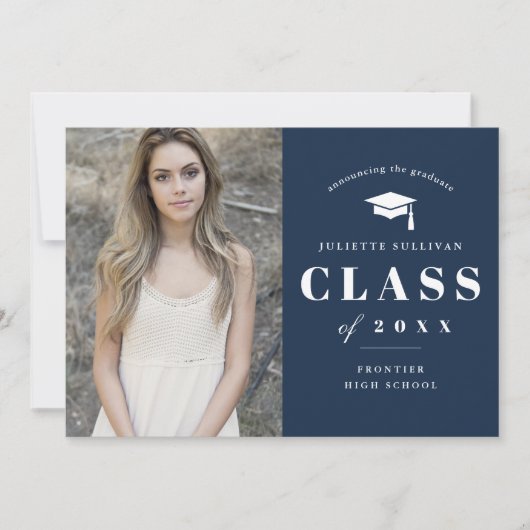 ミニマル写真卒業 案内状 (正面)