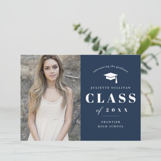 ミニマル写真卒業 案内状 (スタンド正面)