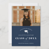 ミニマル写真卒業 案内状 (正面)